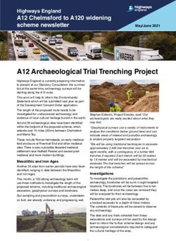 A12 Archaeological Trial Trenching Project - Highways England