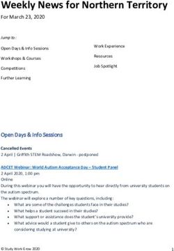 Weekly News for Northern Territory - For March 23, 2020 - Study Work Grow