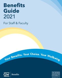 2021 Benefits Guide The George Washington University