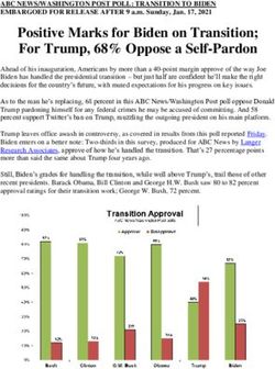 Positive Marks for Biden on Transition; For Trump, 68% Oppose a Self-Pardon
