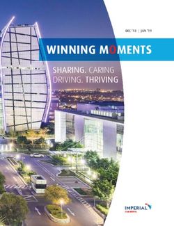 WINNING MOMENTS SHARING. CARING DRIVING. THRIVING - DEC'18 | JAN'19 - The Hothouse Communications