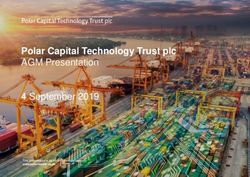 Polar Capital Technology Trust plc AGM Presentation - 4 September 2019