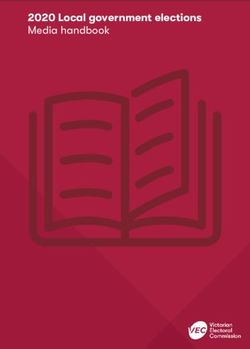 2020 Local government elections Media handbook - Victorian ...
