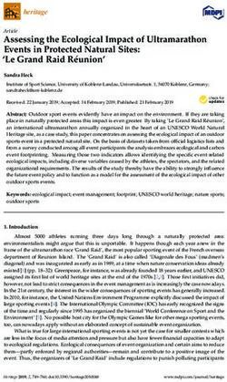 Assessing the Ecological Impact of Ultramarathon Events in Protected Natural Sites: 'Le Grand Raid Réunion' - MDPI