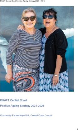 DRAFT Central Coast Positive Ageing Strategy 2021-2026 - Community Partnerships Unit, Central Coast Council