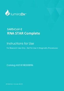RNA STAR COMPLETE SARS-COV-2 - INSTRUCTIONS FOR USE - LUMIRADX