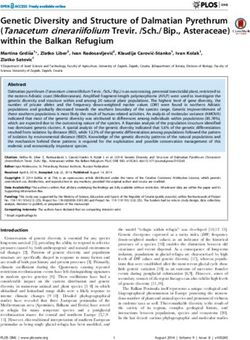 Genetic Diversity and Structure of Dalmatian Pyrethrum (Tanacetumcinerariifolium Trevir. Bip., Asteraceae) within the Balkan Refugium