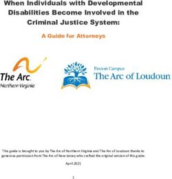 When Individuals with Developmental Disabilities Become Involved in the Criminal Justice System