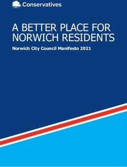 A BETTER PLACE FOR NORWICH RESIDENTS - Norwich City Council Manifesto 2021 - Norwich | Conservatives