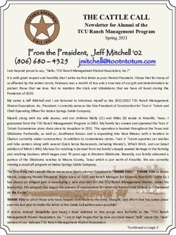 From the President, Jeff Mitchell '02 (806) 680 4325 - College ...