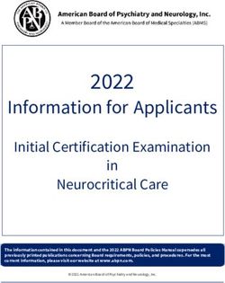 2022 Information for Applicants - Initial Certification Examination in Neurocritical Care - American Board of Psychiatry and ...