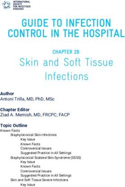 GUIDE TO INFECTION CONTROL IN THE HOSPITAL