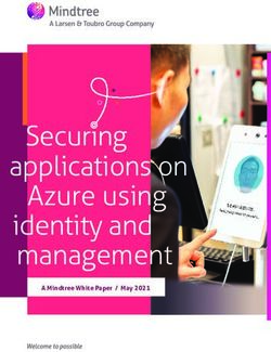 Securing applications on Azure using identity and management - A Mindtree White Paper / May 2021