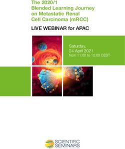 The 2020/1 Blended Learning Journey on Metastatic Renal Cell Carcinoma (mRCC) LIVE WEBINAR for APAC - Saturday, 24 April 2021