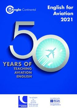 YEARS OF TEACHING AVIATION - English for Aviation 2021 - Anglo-Continental