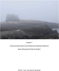 Hurricane Island Hermit Crab Habitat and Substrate Preference Alexa Skrivanek & Emilio Hernández 2018 ch. 7 pg. 1 Skrivanek & Hernández