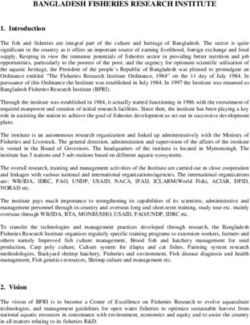 BANGLADESH FISHERIES RESEARCH INSTITUTE