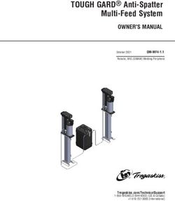 TOUGH GARD Anti-Spatter Multi-Feed System - OWNER'S MANUAL OM-MF4-1.1 - Tregaskiss.com/TechnicalSupport