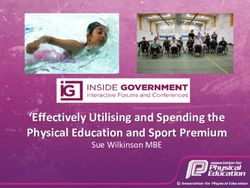 Effectively Utilising and Spending the Physical Education and Sport Premium - Sue Wilkinson MBE - Inside Government