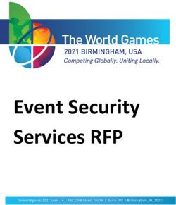 Event Security Services RFP - The World Games 2021