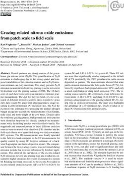 Grazing-related nitrous oxide emissions: from patch scale to field scale - Biogeosciences