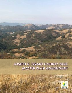 Joseph d. grant County park master plan amendment - January 26, 2021