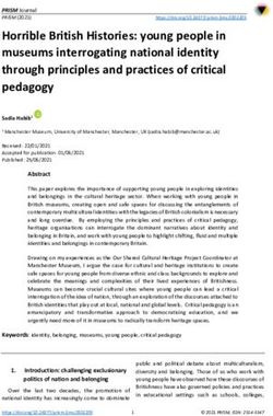 Horrible British Histories: young people in museums interrogating national identity through principles and practices of critical pedagogy