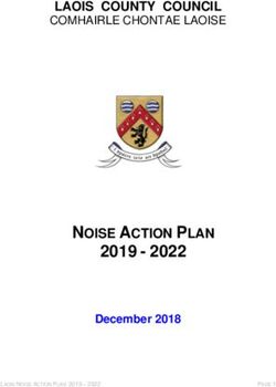 NOISE ACTION PLAN 2019 2022 - LAOIS COUNTY COUNCIL - Laois County Council