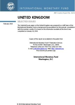 UNITED KINGDOM SELECTED ISSUES - IMF