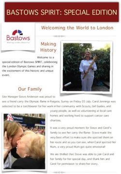 BASTOWS SPIRIT: SPECIAL EDITION - Welcoming the World to London Making History