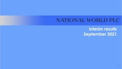 Interim results September 2021 - National World PLC