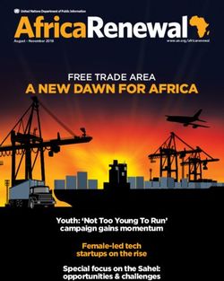 A NEW DAWN FOR AFRICA - FREE TRADE AREA - Youth: 'Not Too Young To Run' campaign gains momentum - the United Nations