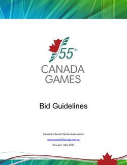 Bid Guidelines - Canada 55+ Games