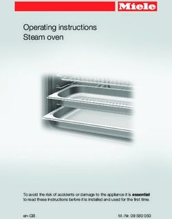 Operating instructions Steam oven - To avoid the risk of accidents or damage to the appliance it is essential to read these instructions before it ...