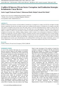 Conflicts Of Interest, Private Sector Corruption And Eradication Strategies In Indonesia: Uncac Review