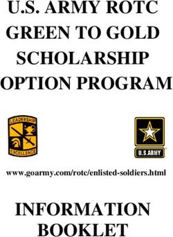 U.S. ARMY ROTC GREEN TO GOLD SCHOLARSHIP OPTION PROGRAM - INFORMATION BOOKLET www.goarmy.comrotc/enlisted-soldiers.html