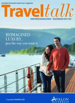 Australia's favourite travel news magazine - WWW.TRAVELTALKMAG.COM.AU - ISSUE FEBRUARY 2018 TT635