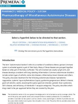 Pharmacotherapy of Miscellaneous Autoimmune Diseases