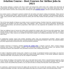 Aviation Course - Best Courses for Airline Jobs in
