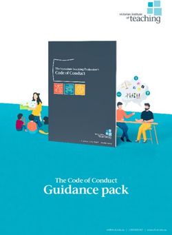 Guidance pack The Code of Conduct - VIT