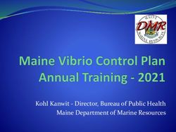 Kohl Kanwit - Director, Bureau of Public Health Maine Department of Marine Resources - Maine.gov