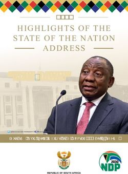 "NEW DAWN" HIGHLIGHTS OF THE STATE OF THE NATION ADDRESS 2019 - South African Government