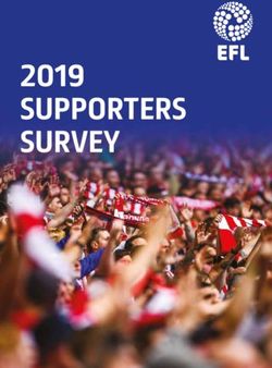 SUPPORTERS SURVEY 2019 - EFL.com