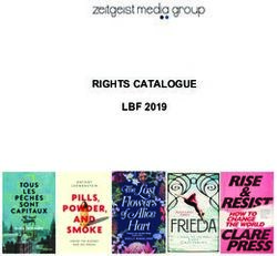 RIGHTS CATALOGUE LBF 2019 - Grandi & Associati