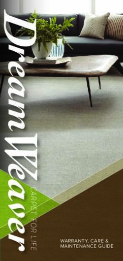 WARRANTY, CARE & MAINTENANCE GUIDE - Dream Weaver Carpet