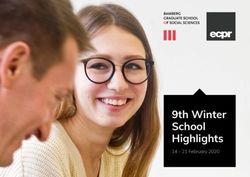 9th Winter School Highlights 14 - 21 February 2020 - ECPR