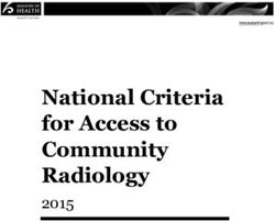 National Criteria for Access to Community Radiology 2015 - Ministry ...