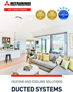 DUCTED SYSTEMS HEATING AND COOLING SOLUTIONS - Mitsubishi Heavy Industries
