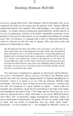 2 Ranting: Herman Melville - Manchester Open Hive