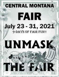 FAIR - UNMASK - CENTRAL MONTANA - Fergus County Fairgrounds, Lewistown, MT
